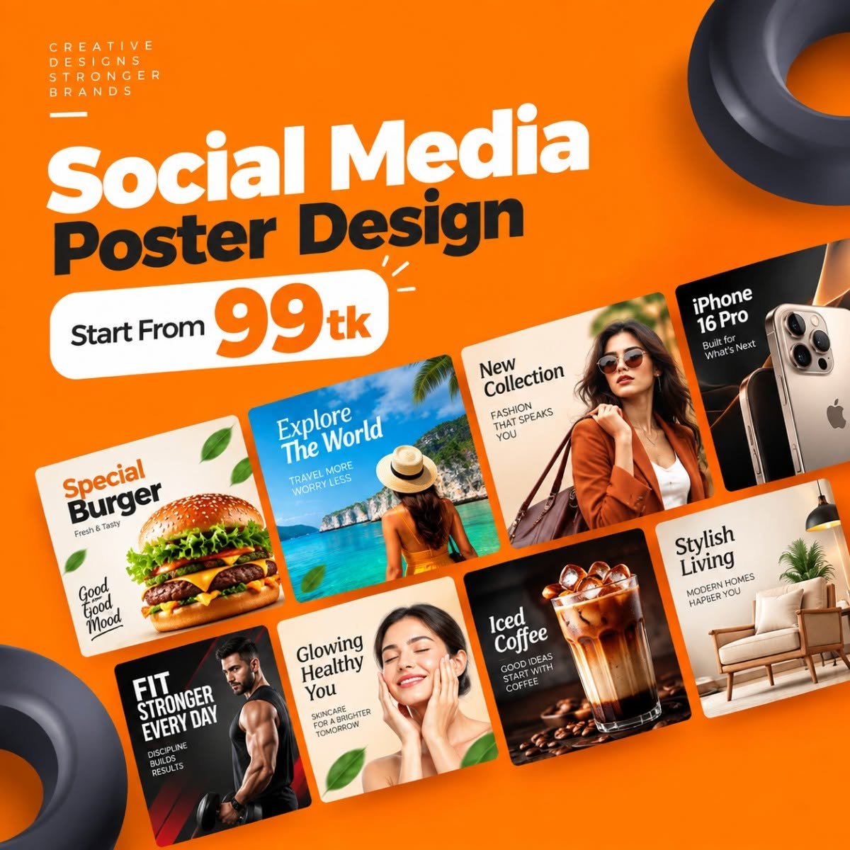 Social Post & Poster Design service cover